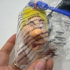 2001‎ McDonald's Happy Meal Toy Sneezy Snow White and the Seven Dwarfs #9 Disney